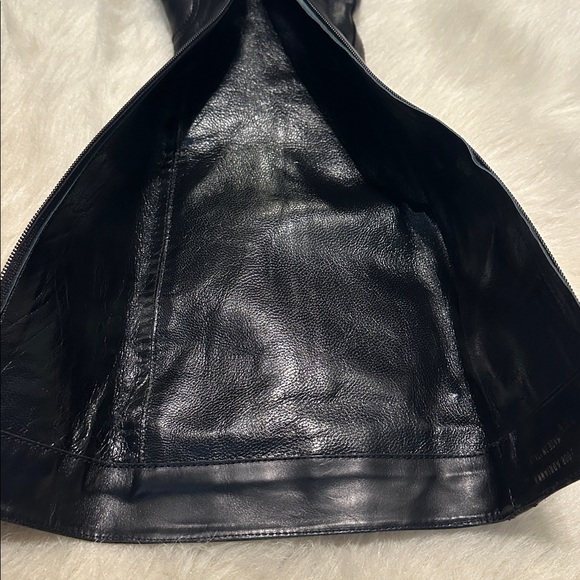 Coach Black Leather Heeled Boots - Picture 9 of 9